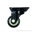 1.5 inch White PP Core​ Black PVC Casters